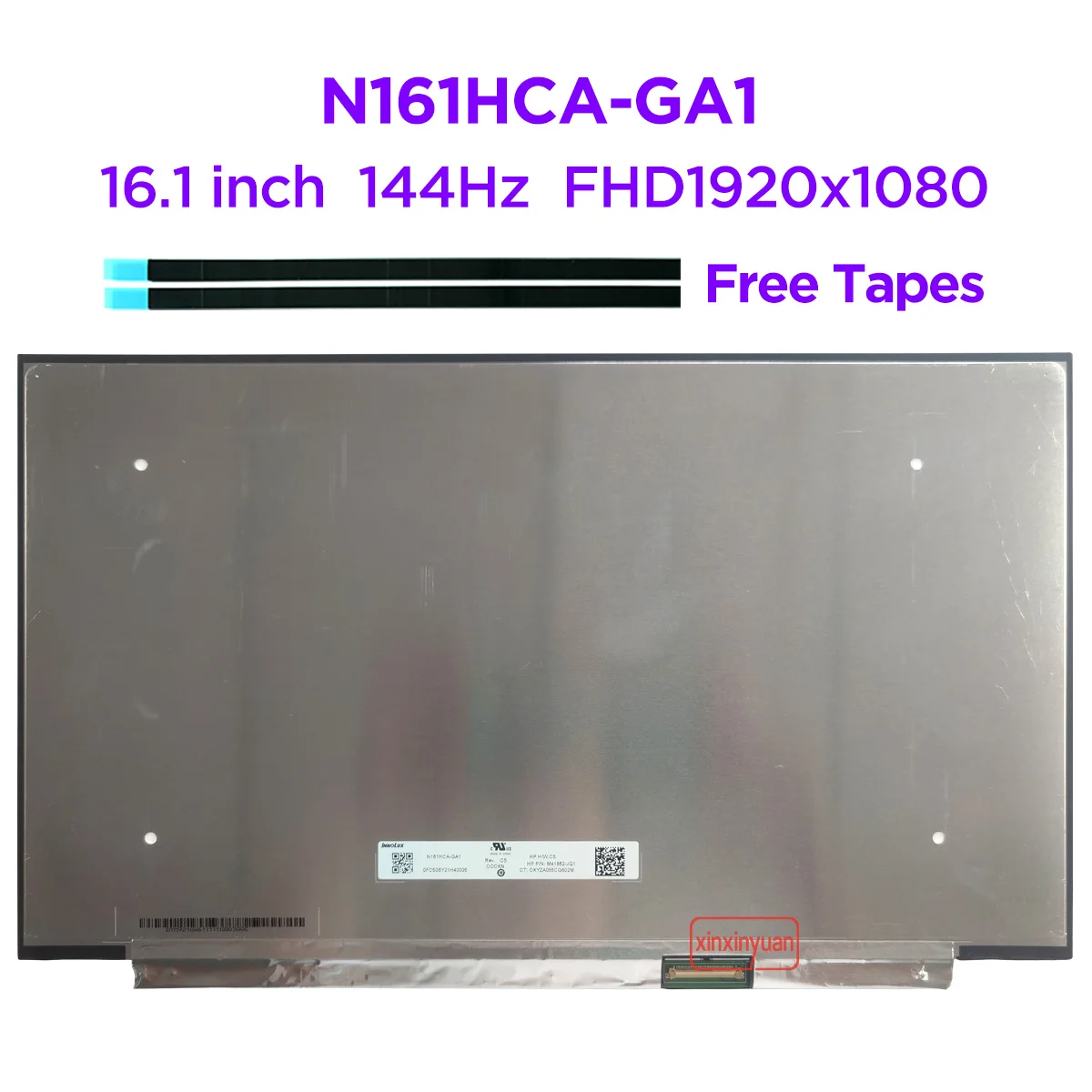 Imagem -01 - Ips 144hz Laptop Lcd Tela N161hca-ga1 Nv161fhm Ny3 Nx1 Nx2 Nh1 Matrix Display Painel Fhd1920x1080 40pin Edp 161 ips 144hz laptop lcd tela n161hca ga1 nv161fhm ny3 nx1 nx2 nh1 matrix display painel fhd1920x1080 40pin edp 161 01