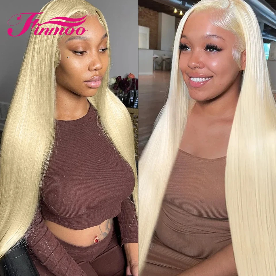 613 Colored Hd Lace Frontal Wig 13x4 Lace Transparent Honey Blonde Straight Lace Front 100% Human Hair Wigs For Black Women