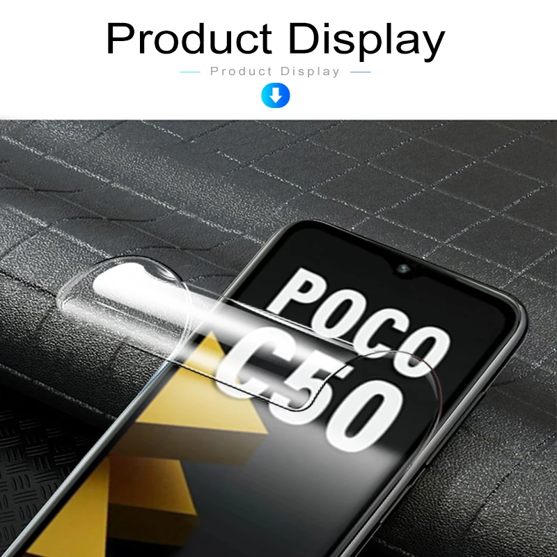 6in1 Hydrogel Weichen Film Für Xiaomi Poco C50 6,52 zoll Kamera Objektiv Protector Wenig Poco C50 c 50 50c pococ50 4G Schutz Film