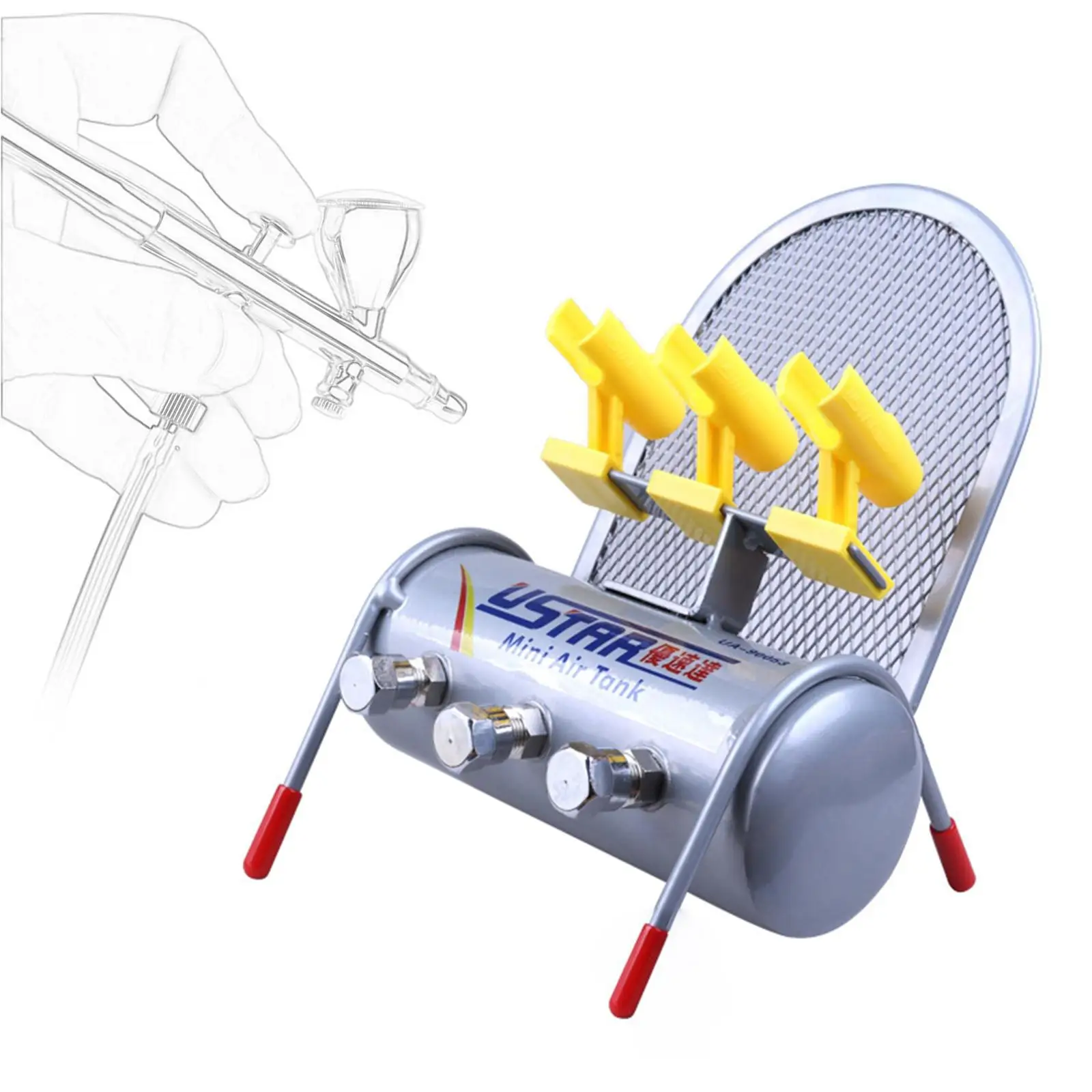 

Air Compressors Accessories for Garage or Workspace Airbrush Holder Station