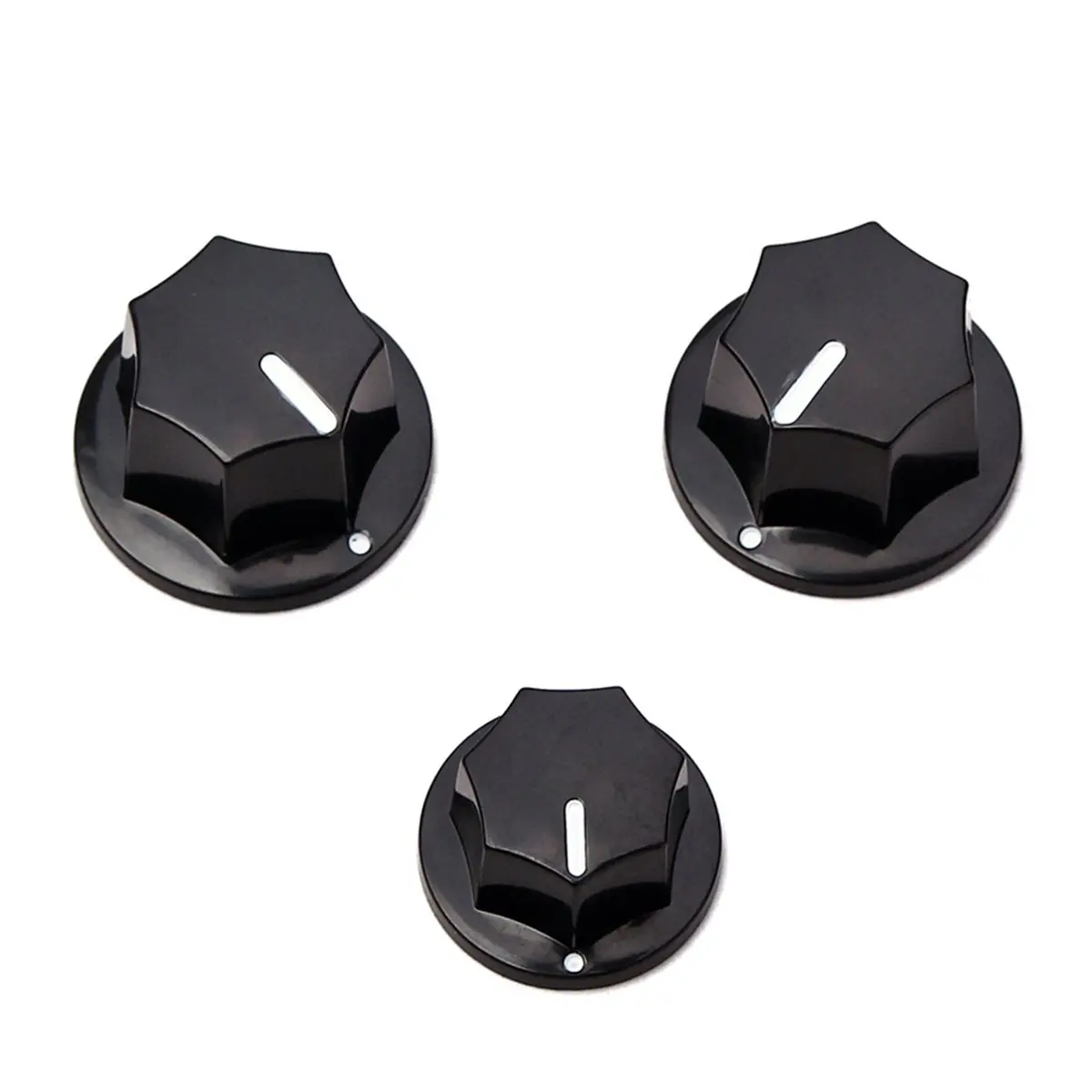 TUREBG 30Pcs Control Knob Volume Audio Control Knobs for Jazz Bass Electric Guitar Parts