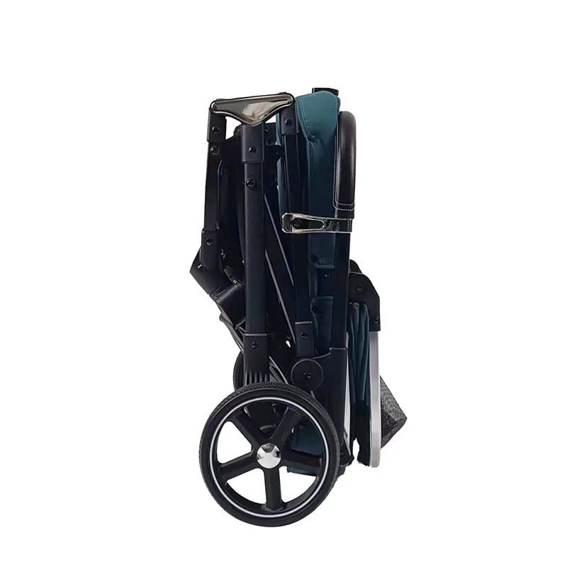 Lightweight Pet Push Oxford Material Folding Pet Stroller Trailer With 4 Wheels Pet Products