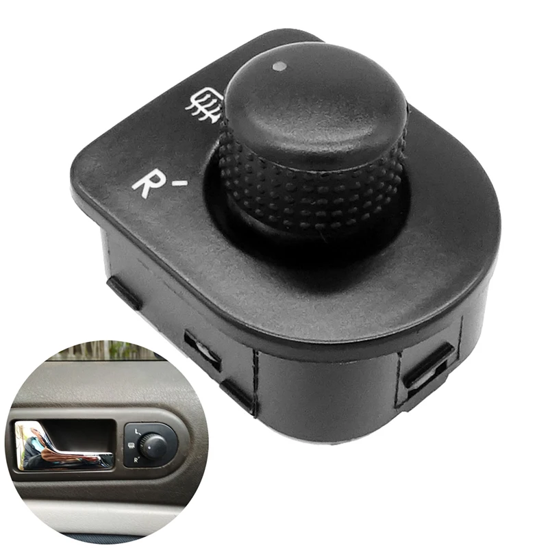 Araba Yan Ayna topuz anahtarı Dikiz Ayar Düğmesi Isıtma Kontrolü Için VW Beetle Passat B5 Bora Golf 4 Jetta MK4 1J1959565F