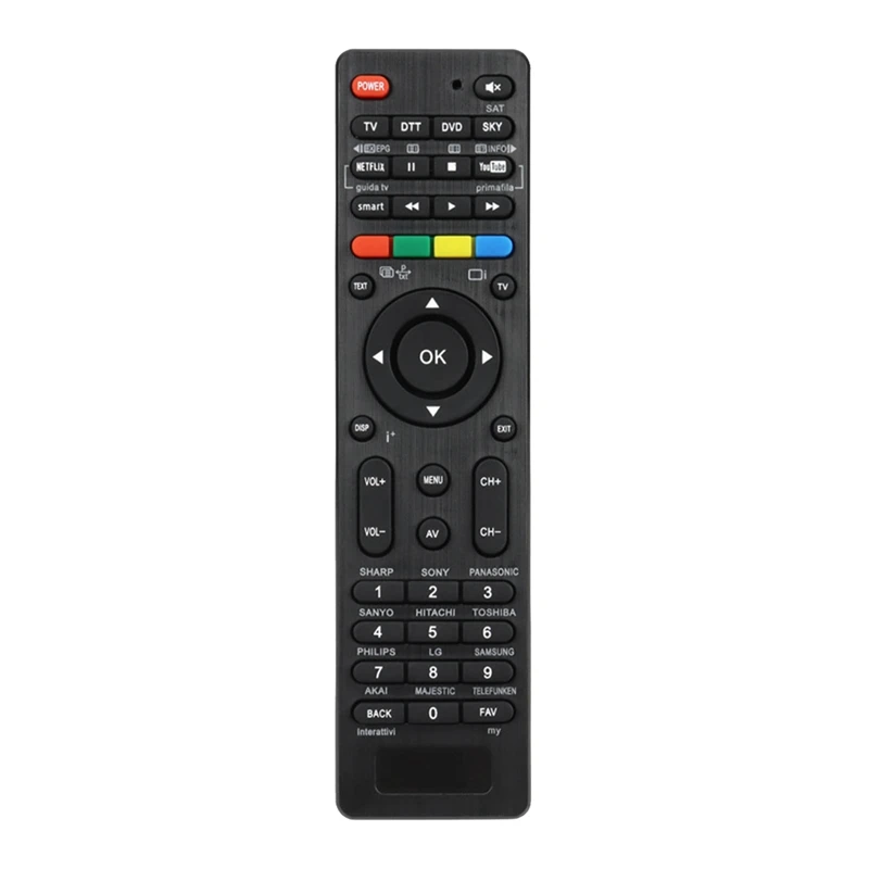 Universal Remote Control Remote Control For TV DTT DVD SKY One-Key Search Automatic Matching