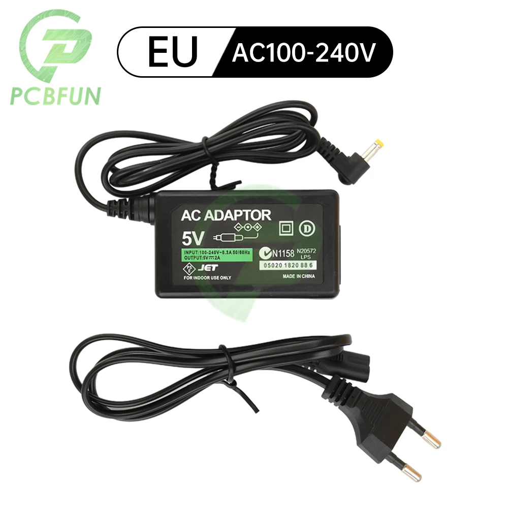 AC100-240V AC Adapter 2A Household Wall Charger DC5V Power Adapter for Sony PSP1000/2000/3000