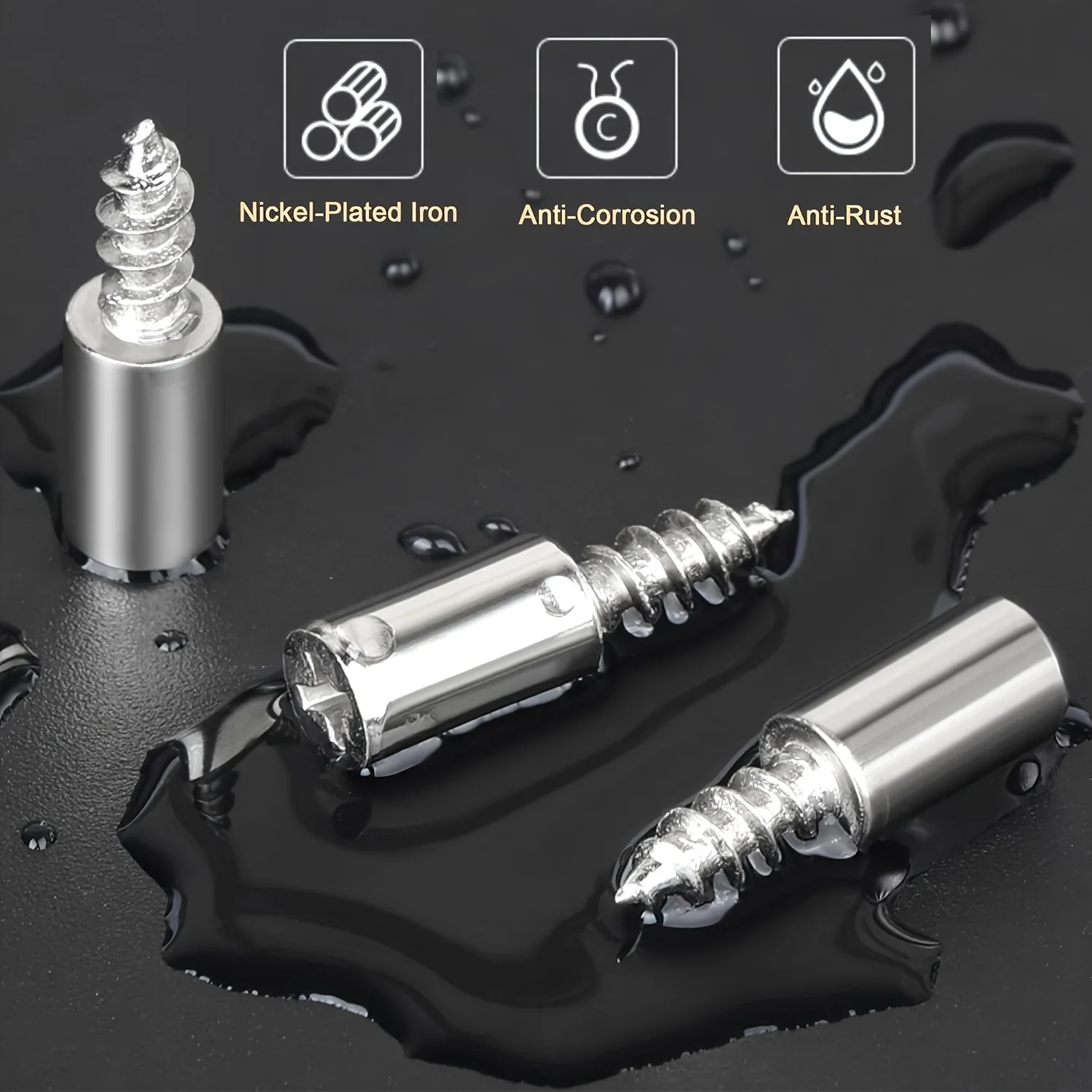 50 قطعة دبابيس دعم الرف، دبابيس للأرفف في الخزائن والخزائن وأرفف الكتب وأرفف الكتب والأثاث #5