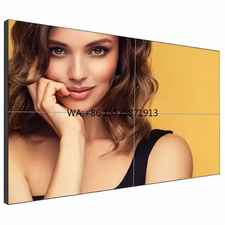 Indoor 46 49 55 Inch 3x3 4K LCD Video Wall Narrow Bezel Panel 2x2 Frame Cctv System Lcd Video Wall Digit Signage Display