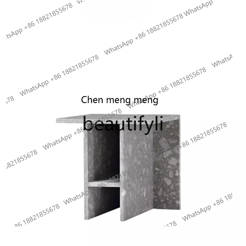 

Retro terrazzo magazine rack, dining side storage side H