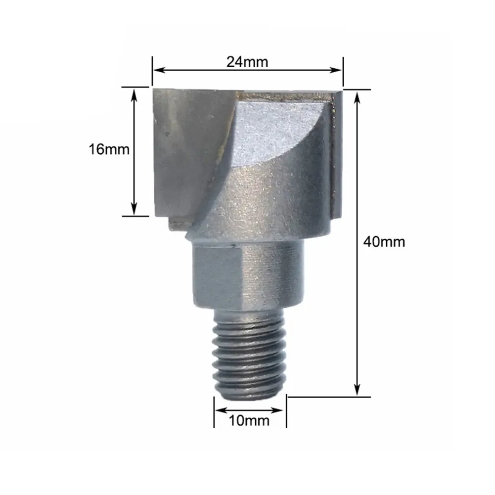 10mm Wooden Door Slotter Key Hole Drill Bit Kit Lock Mortiser Slotter Jig Key Accessories Woodworking Tungsten Steel Cutter