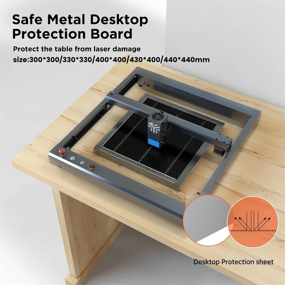 ZZ Honeycomb Working Table for Laser Engraver Cutter - 4 Sizes  300x300/330x330/400x400/440x440x22mm