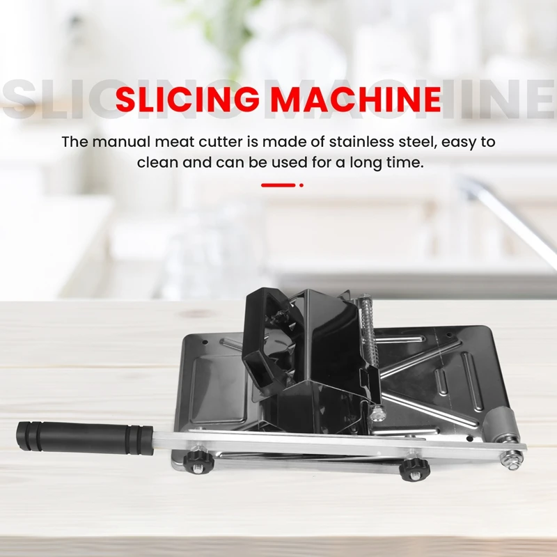 دليل تجميد اللحوم تقطيع ، الفولاذ المقاوم للصدأ ، لحم الضأن القاطع ، آلة قطع لحوم البقر ، لوازم المطبخ