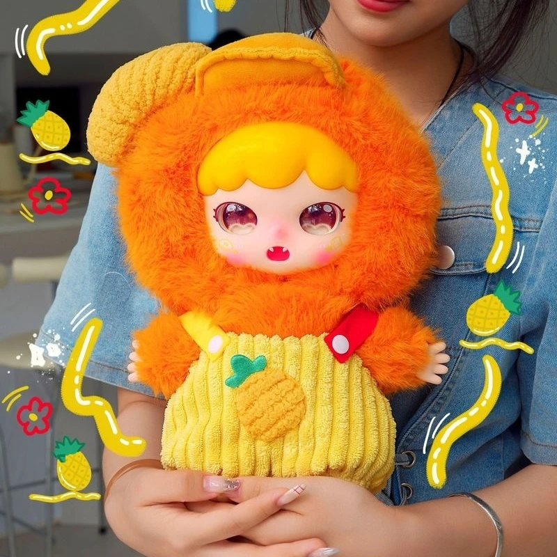 Oryginalna figurka Baby Three Joymiya Little Sweet Tooth z serii Dessert, blind box, urocza duża lalka, towarzysz do spania do sypialni, prezent dla ucznia.