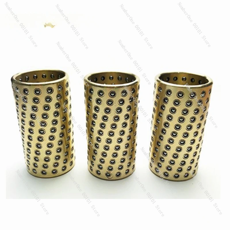 2Pcs/lot Inner Diameter 16-25 Copper Alloy Ball Bearing Retainer Rolling Guide Bushing Supporter Brass Steel Ball Cage