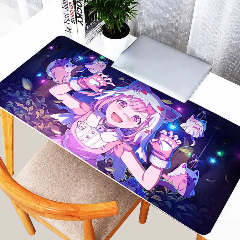 Mouse Pad Anime Girl HD Print Mousepad Project Sekai Stage Nightcord Keyboard Pad Laptop Gaming Mouse Mat PC Kawaii XXL Desk Mat