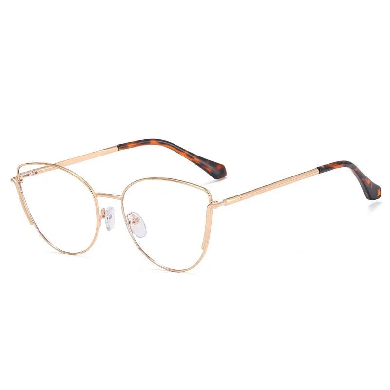 OLLYMURS Ретро модные очки по рецепту Сверхлегкий сплав в форме кошачьего глаза оптическая оправа для очков для мужчин женские очки 801070
