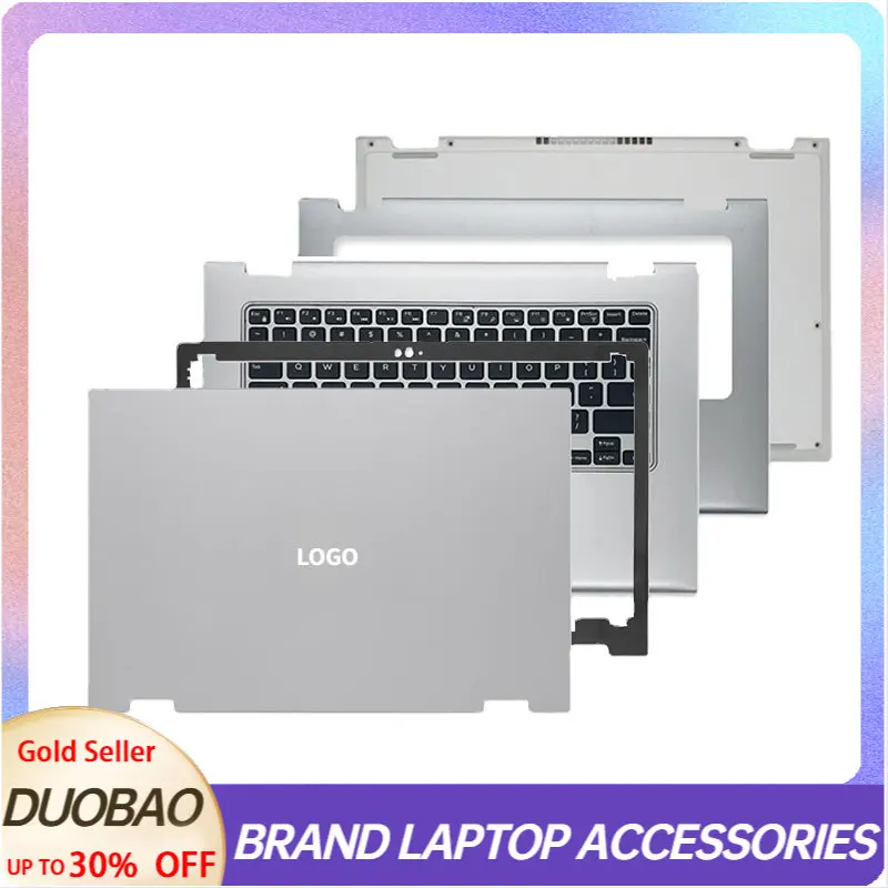 

FOR NEW Dell Inspiron 13 7347 7348 7359 Series LCD Rear Cover/LCD Front Bezel/Palm Cushion/Bottom Case C Cover 0V5CHP Silver