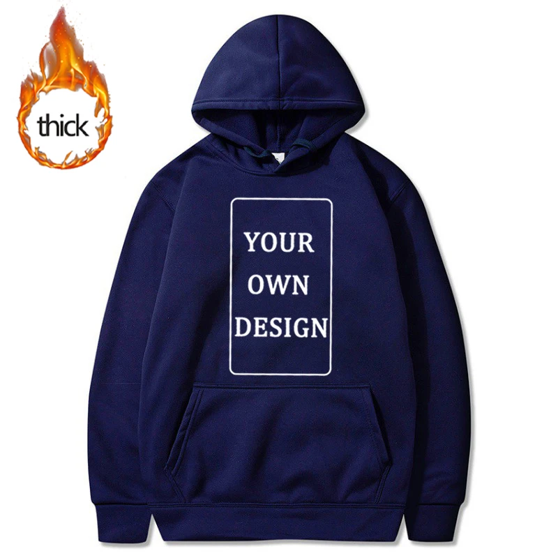 Your Own Design Brand Logo/Picture Hoodies Custom Personalized Men Women Thicked Warm Sweatshirt Fashion Casual Y2k Clothing