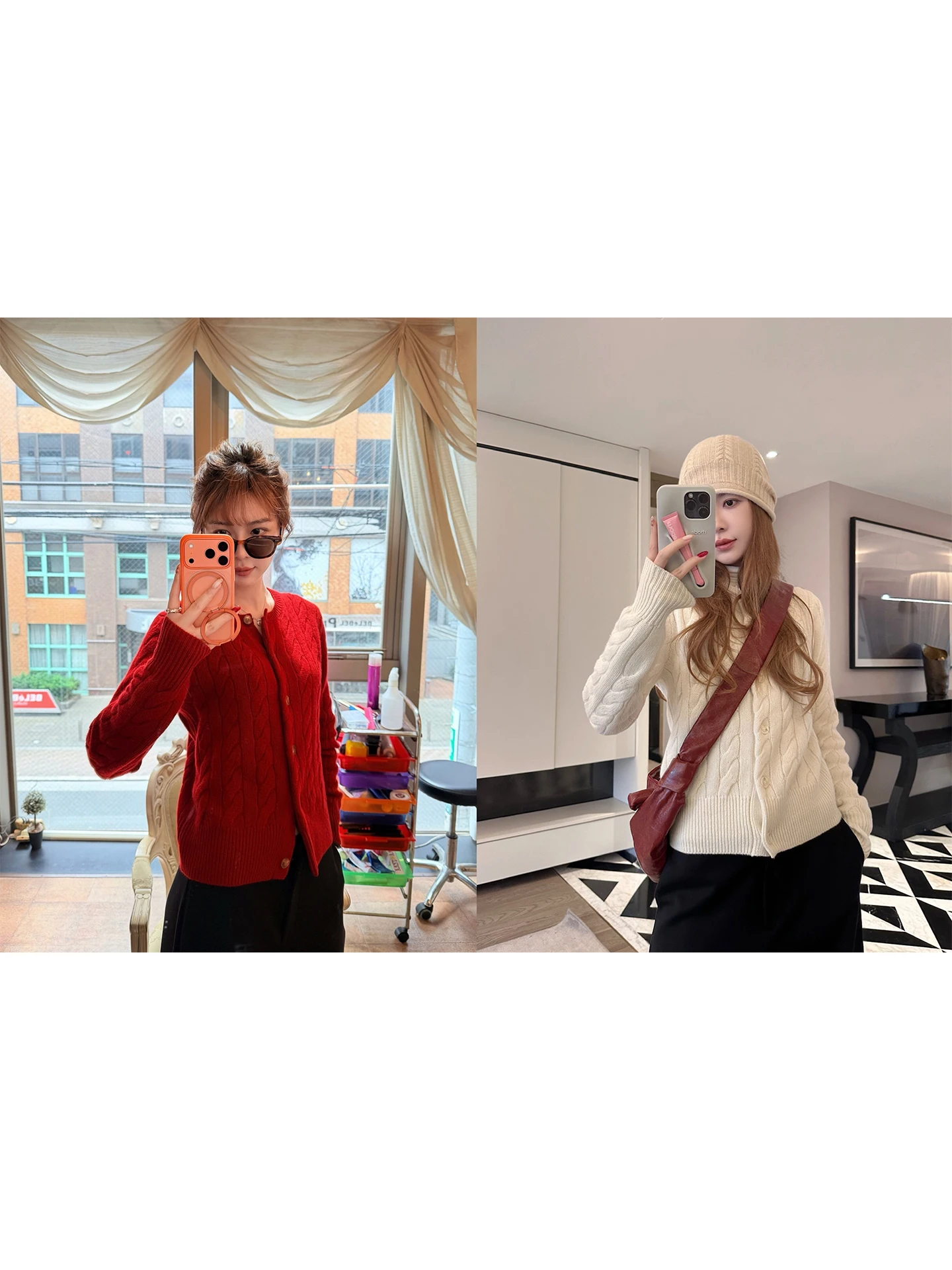 

Классический вязаный кардиган с узором «косы» для женщин, повседневный, с длинными рукавами, круглым вырезом, теплый, модный, зимний