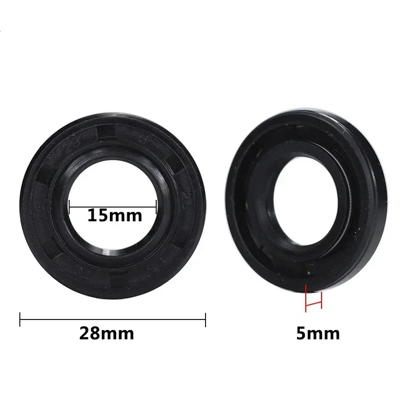 2pcs 28mm/35mm Chainsaw Oil Seal Set For 4500 5200 5800 45cc 52cc 58cc Oil Gardens Chain Saw Tool Accessories