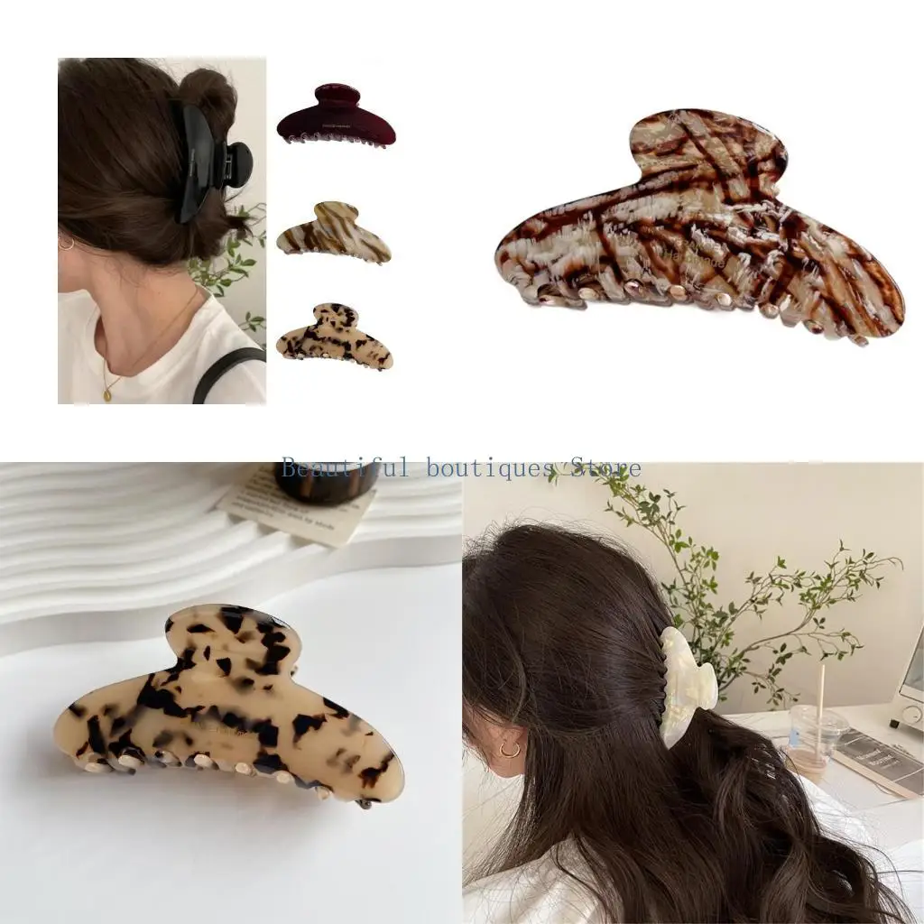 

U4LF Multi Type Hair Claw High Ponytail Tiaras Элегантные заколки для женщин для женщин