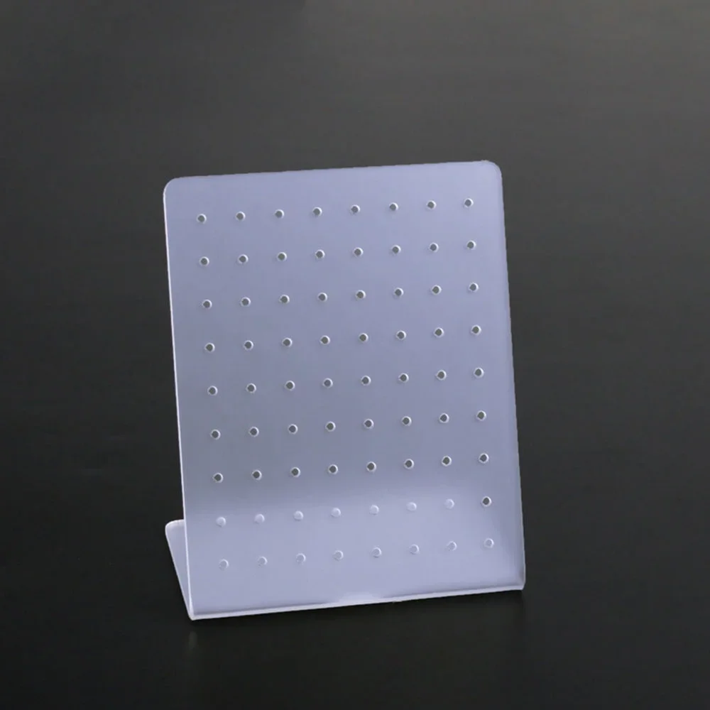 1 Pc Jewelry Earring Display Holder Stand Multi-hole Stud Earrings Storage Rack Jewelry Accessories(Only Rack)