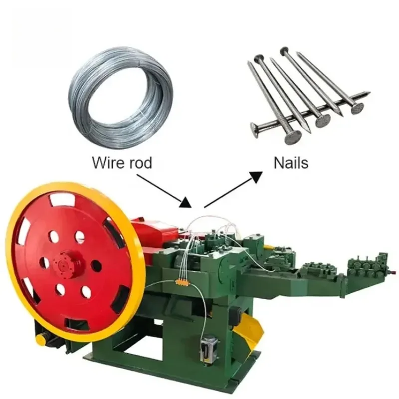 Full Automatic Nail Making Machine M2-M10 Nail Forming Machine For Different Diameter Nails