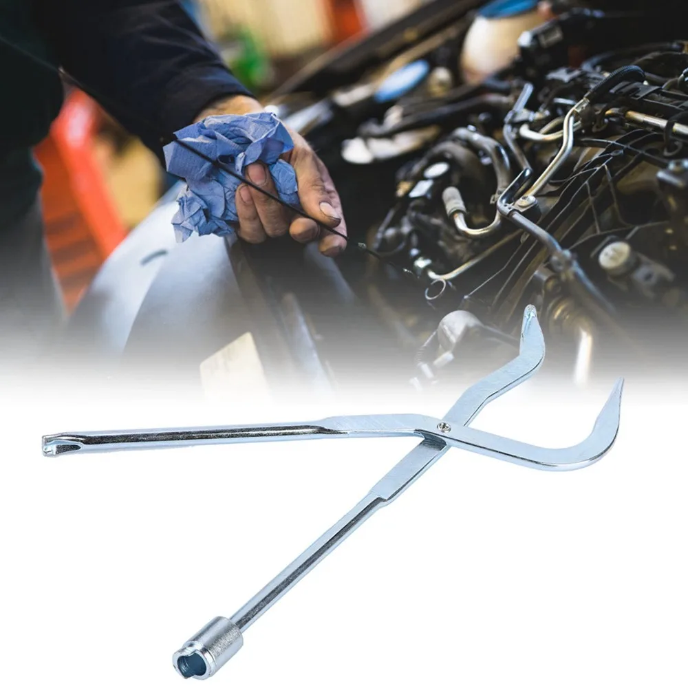 

Disassembly Tool Alloy Brake Spring Pliers Adjustable Silver Drum Brake Spring Tool Double Ended Brake Spring Clamp Car Repair