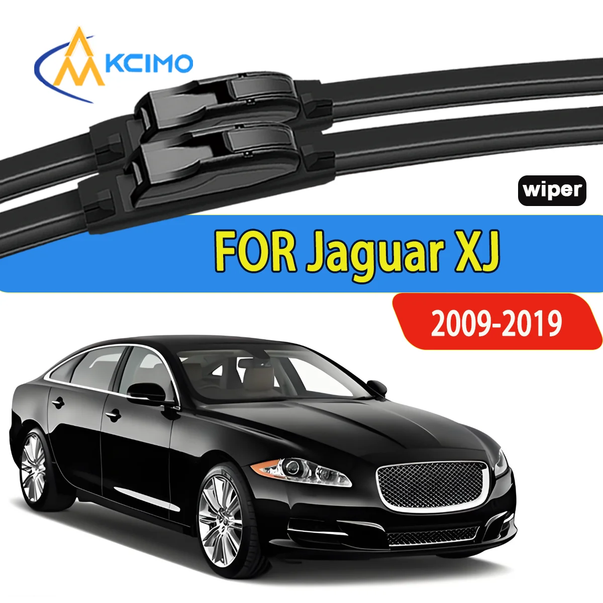 

2pcs Quality Windscreen Silent Black Car Rain Brush Suitable for Jaguar XJ X351 2009-2019 Front Windshield Auto Wipers Blade