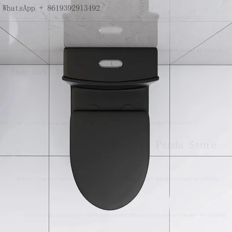 UMI. 2026NEW Matte Black Elongated One-Piece Toilet – Dual-Flush 1.1/1.6 GPF, Water-Saving, 1000g MAP Flush Rating