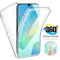 Samung A 16 5G 360 Full Body Protection Case For Samsung Galaxy A16 5G 4G Clear PC+PET Double-Sided Shockproof Coque SamsungA16