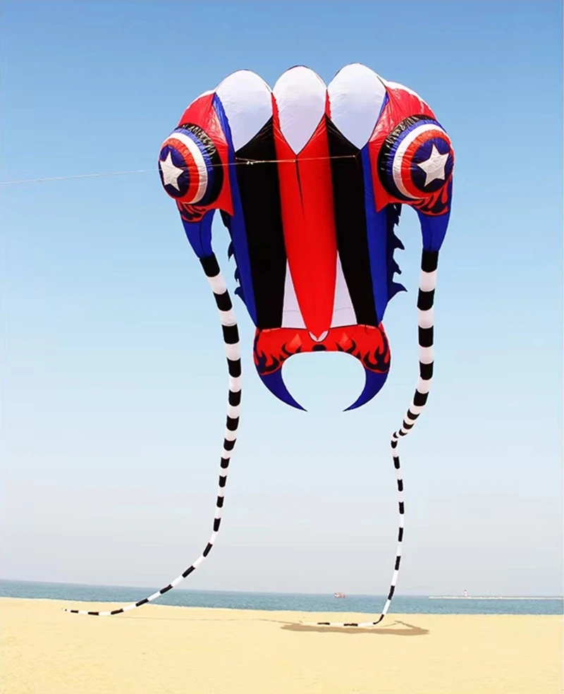 free shipping large soft kite fly trilobite kites for adults kite nylon kite giant kites for adults Line winder steering kite