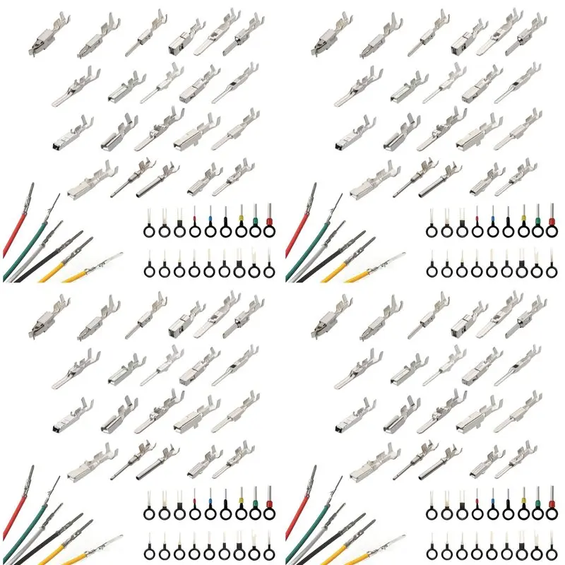 

A20F-1360Pcs 1/1.5/1.8/2.2/2.8/3.5Mm Terminal Pins Wire Harness Pin Male Female Automotive Electrical Connector Kit Car Wire
