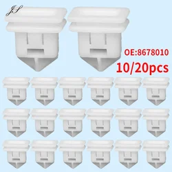 10/20pcs Car Side Skirt Sill Moulding Cover Trim Clips 8678010 For Volvo S40 S60 S80 S80L C30 XC90 XC60 Clips Fasteners 31214496