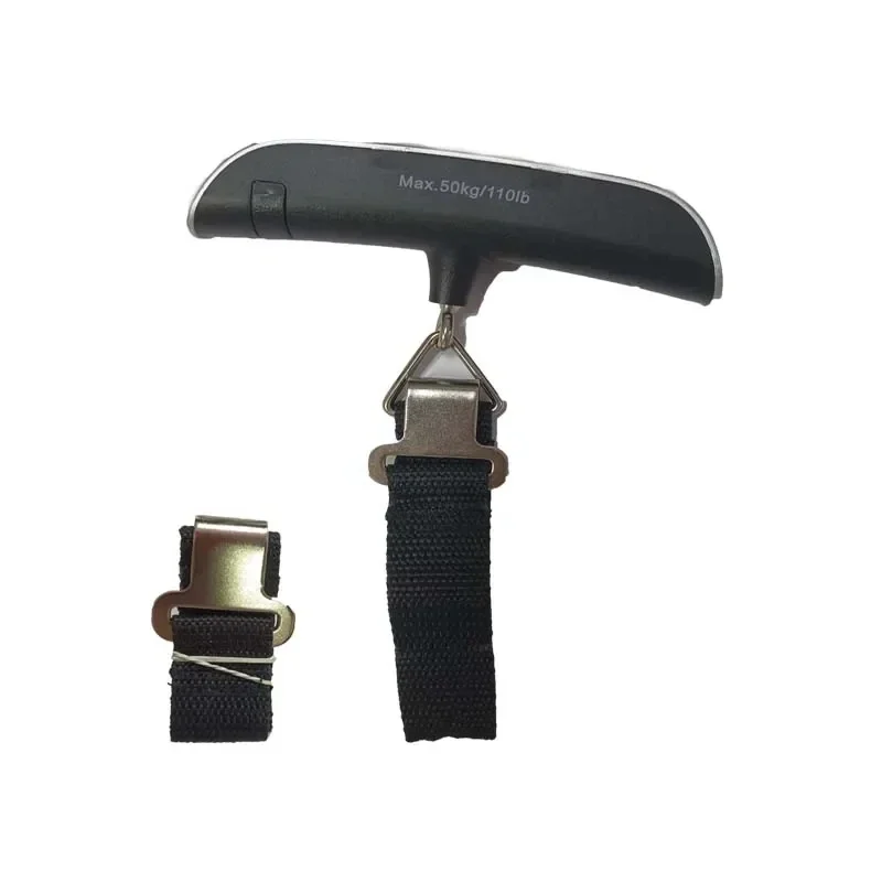 Báscula Digital Colgante Portátil de 50 kg/10 g, Balanza Electrónica de Bolsillo para Equipaje, para Pesar Maletas de Viaje