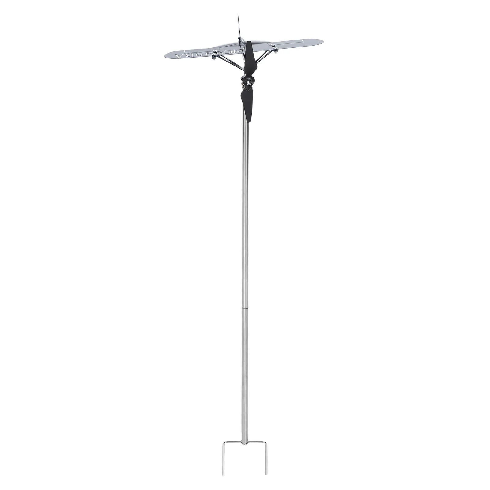 Airplane Wind Decorative For Yard Decor Fall Garden Decor Iron Aircraft Windmill Outdoor Patio