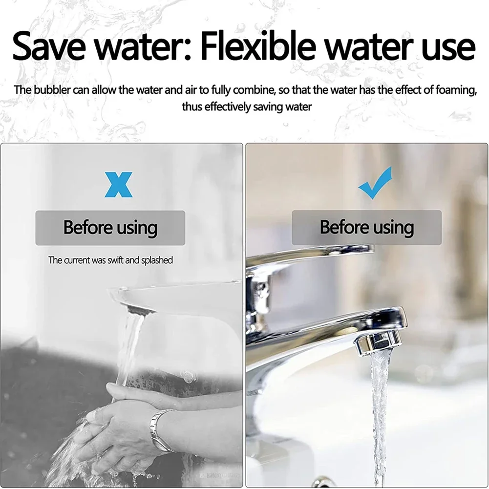 3pcs Water Saving Faucet Aerator Basin Outer Wire Copper Shell With Stainless Steel Inner Mesh For Kitchen Faucet Mesh Nozzle