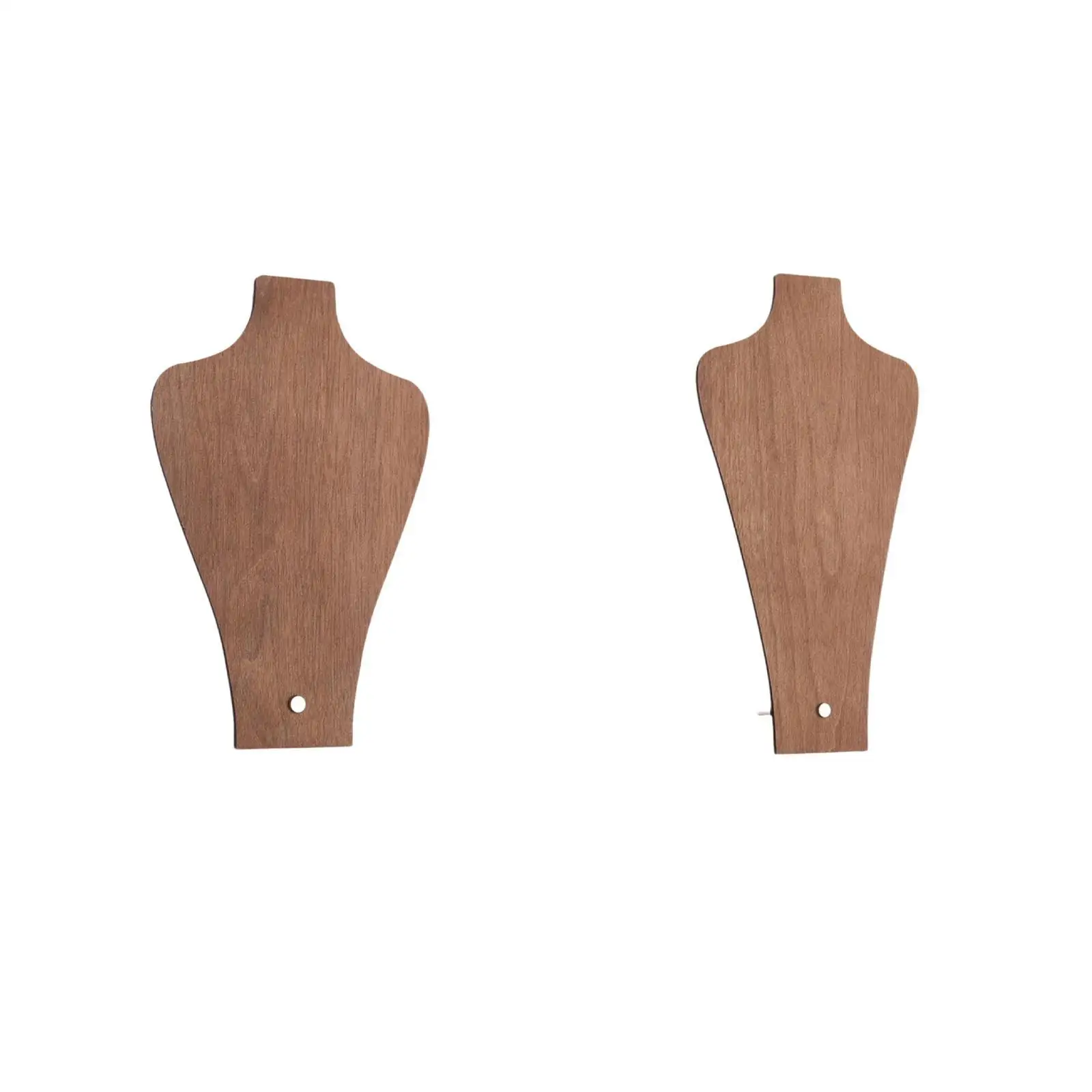 

Wooden Bust Necklace Display Stand for Show for Jewelry Shop Photography