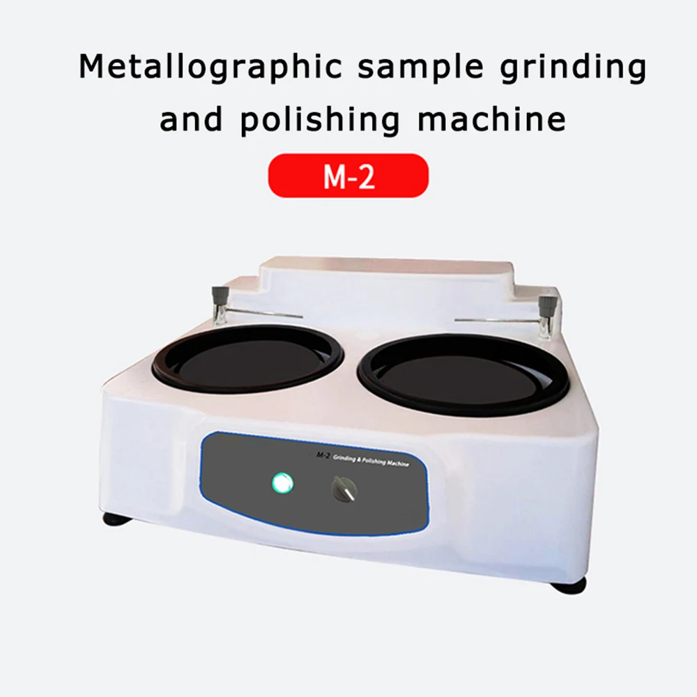 Máquina de polimento e polimento de amostras metalográficas, velocidade variável, disco duplo, pré-moinho 220v