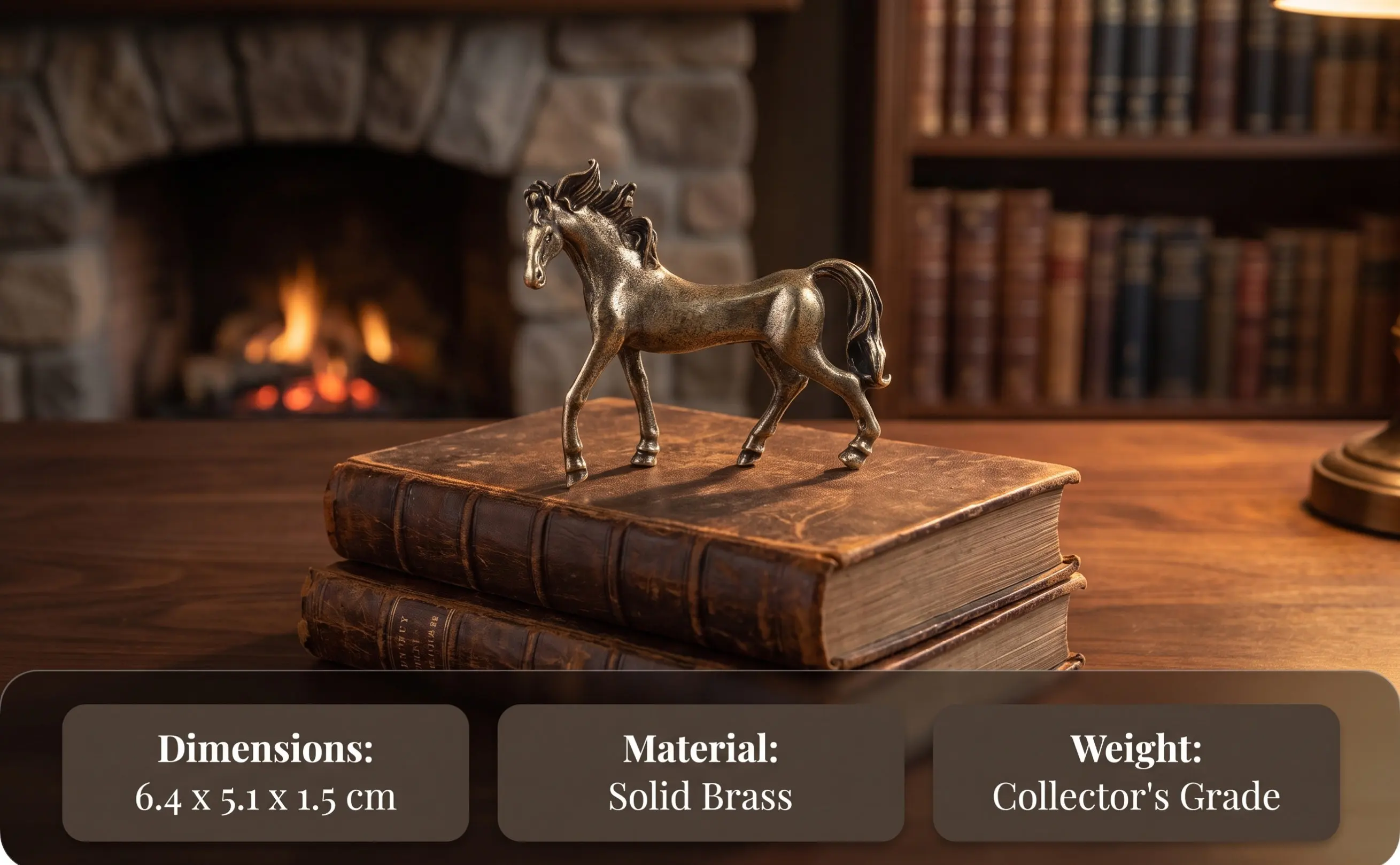 1Pcs Brass Horse Statue High Quality Creative Horse Sculpture for Office Home Decor Feng Shui Victory Symbol Copper Ornament