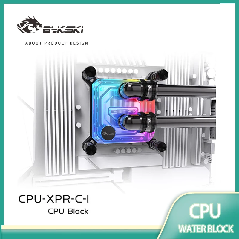 Bykski CPU Block Use for INTEL LGA115X 1200 1700 2011 /AMD Ryzen 3/5/7 X470 X570 Water Cooler Radiator CPU-XPR-C-M/CPU-XPR-C-I