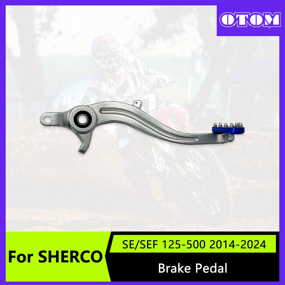 OTOM Motocross Aluminum Rear Brake Pedal Lever Arm Assembly for Sherco SE/SEF 125-500 2014-2024 Motorcycle Accessories