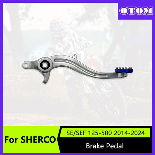 Imagen 1 del producto OTOM-Conjunto de brazo de palanca de Pedal de freno trasero de aluminio para Motocross, accesorios para motocicleta Sherco SE/SEF 125-500 2014-2024