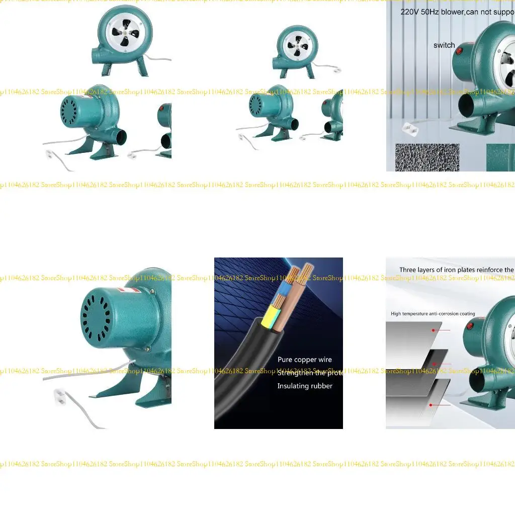 

Q2Q4 Efficient 220V 50Hz Iron Centrifugal Blower with Switches Control for Restaurant and Metalwork Ventilation