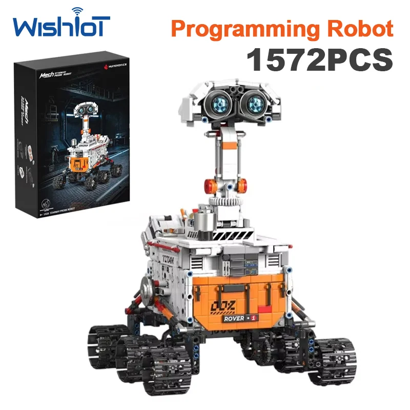 1572Pcs H1028 Space Exploration Robot Building Blocks App Programming Remote Control Bricks Tech Assembly Model Adults Gift