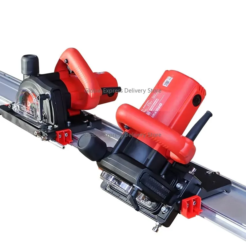 

Electric Tile Cutting Machine Small Floor Tile Slate Slab Stone Special 45 Chamfering Manual Track Pusher