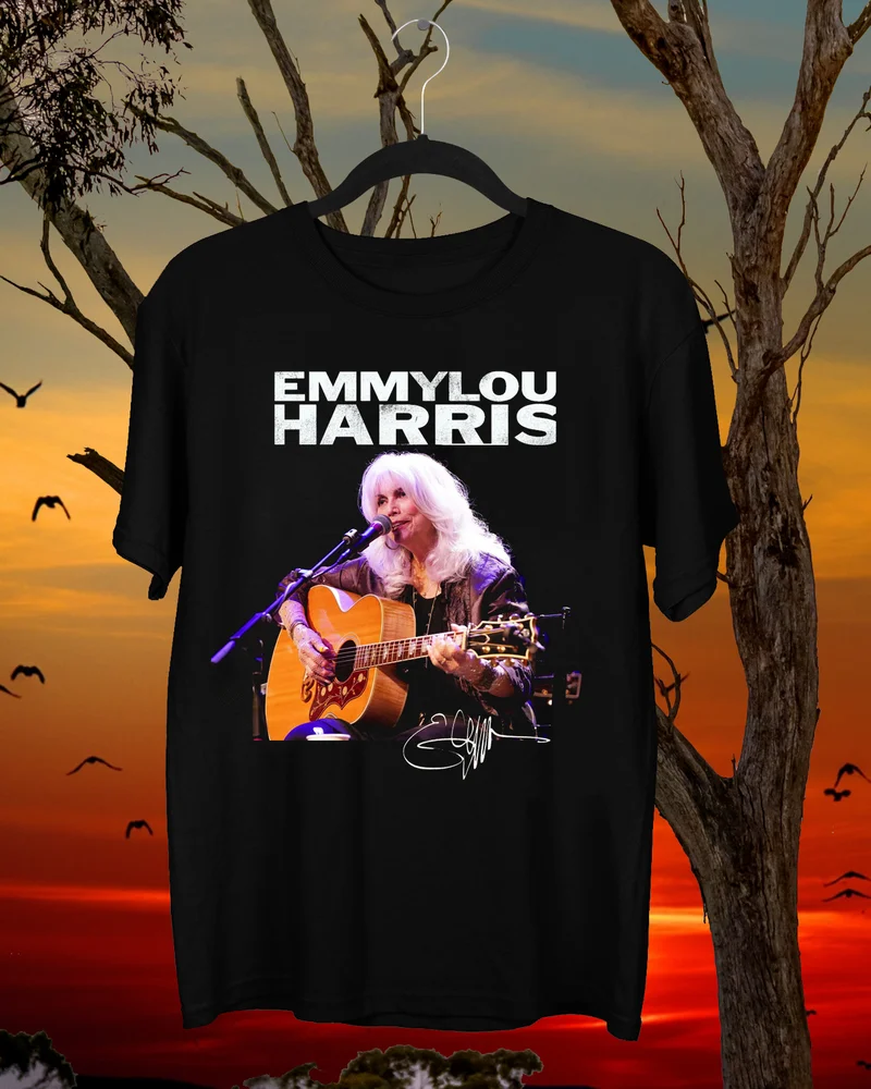 

Редкий Emmylou Харрис, подарок для футболки фаната, полный размер TMB2145