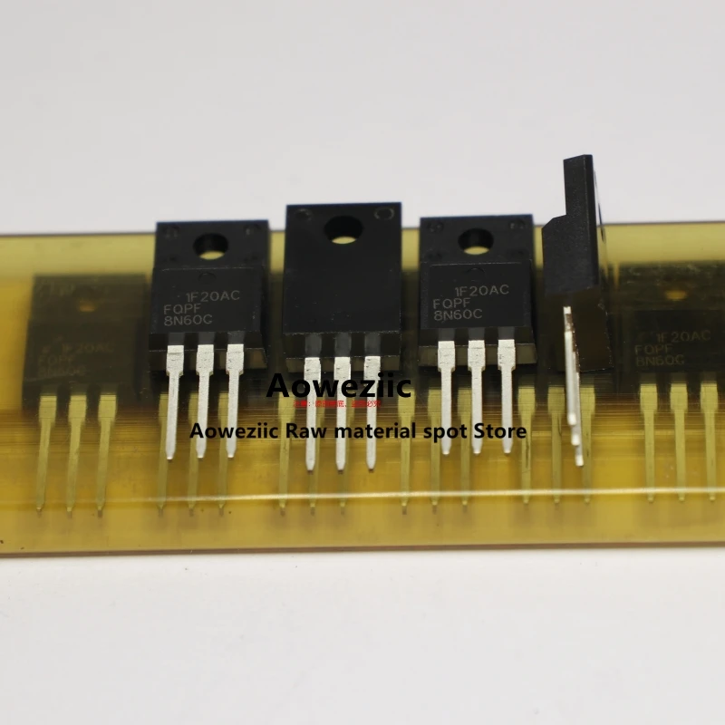 Aoweziic-الأصلي المستوردة إلى-220 N قناة MOS FET ، 600 فولت ، 7.5A ، FQPF8N60C ، 100% جديد ، 2018