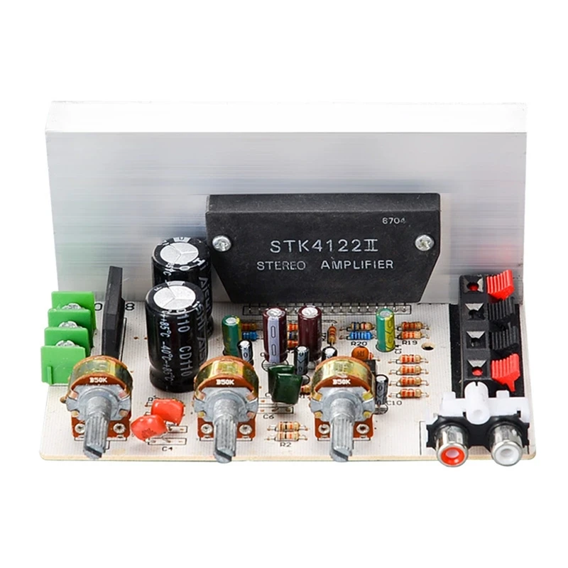 Super Sale 50W+50W Dual AC15-18V Stereo Audio Power Amplifier Board 2.0 Channel STK Thick Film Series Module for DIY Speaker