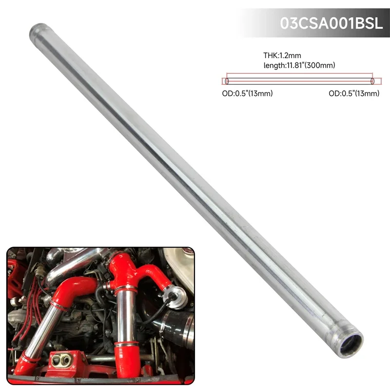 Aluminum Turbo Intercooler Pipe Piping 13mm-28mm /0.51''-1.1