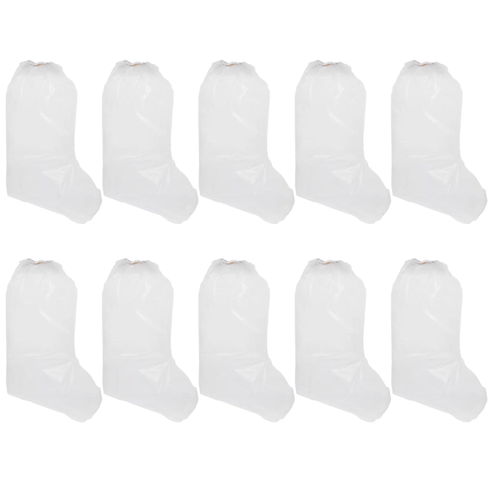 

10 Pcs Disposable Waterproof Rain Boot Covers Clear Plastic Kids Shoe Socks Anti Slip Footwear Protection Shoe Covers For Boys